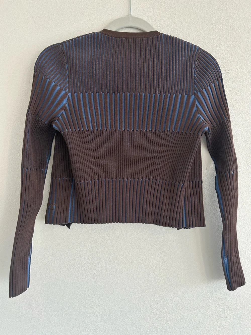 Tory Burch Shrunken Ribbed Cardigan NEW